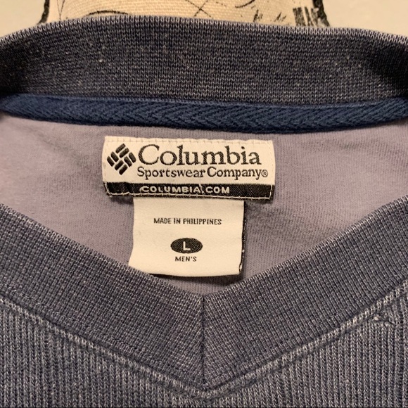 Columbia Pullover Long Sleeve High V Neck Sweater - Picture 5 of 5